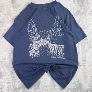 Simms Fishing Save The Smith River Graphic Tee Blue Outdoors Shirt Men’s L
